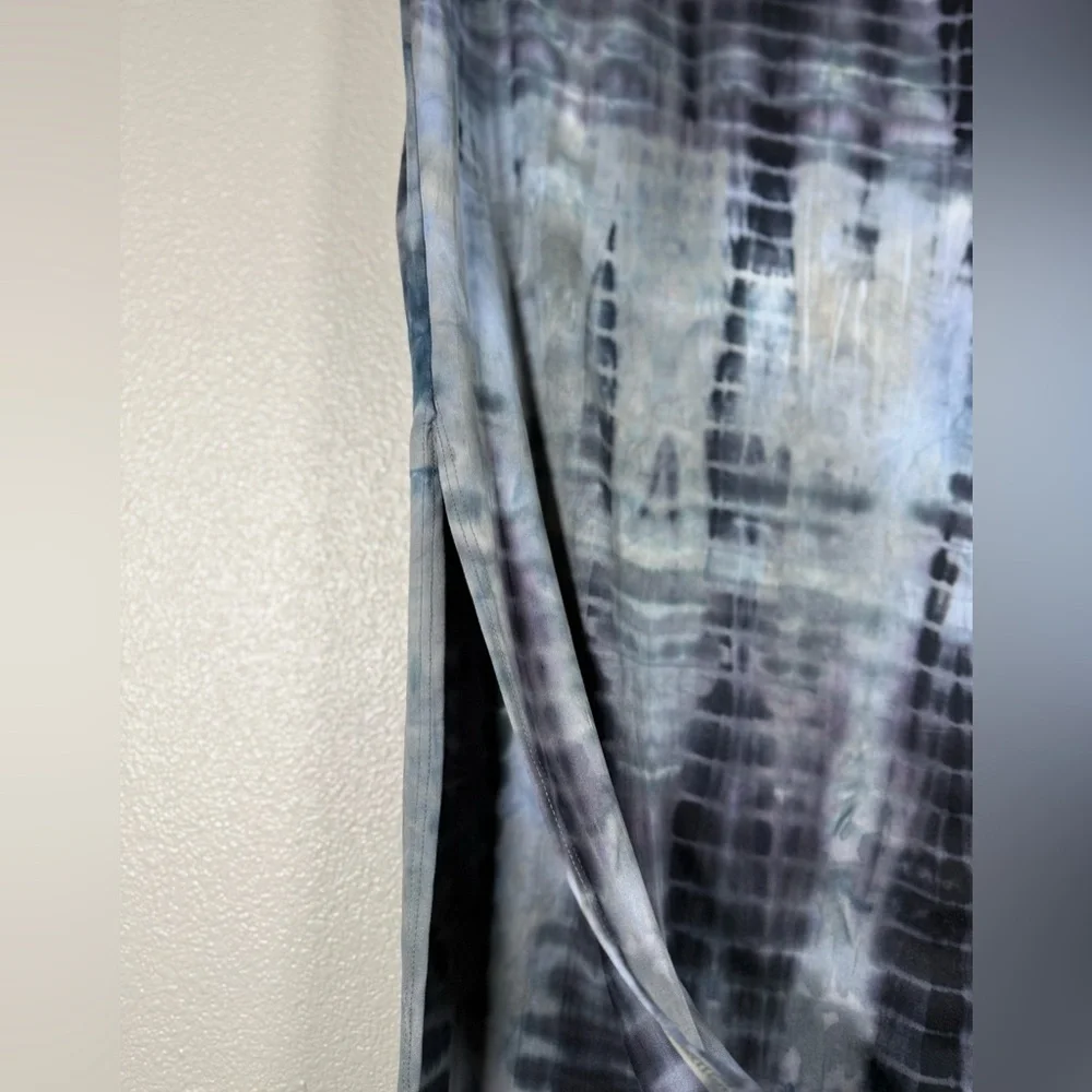 NWT Sundry Evereve Siene Tie Dye Midi Skirt Sunset Navy size Small R25 - Picture 6 of 11